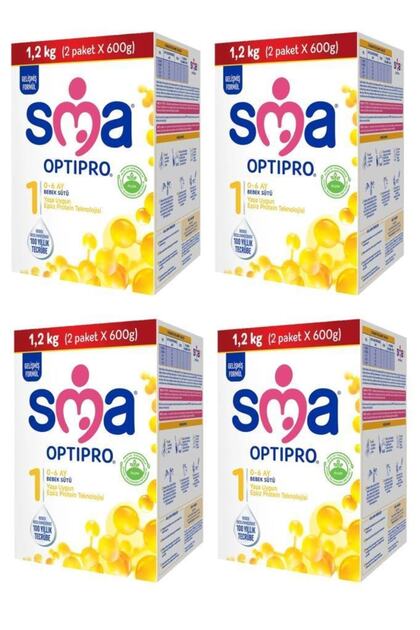 Optipro Probiyotik 1 Bebek Sütü 1200 Gr X 4 Adet