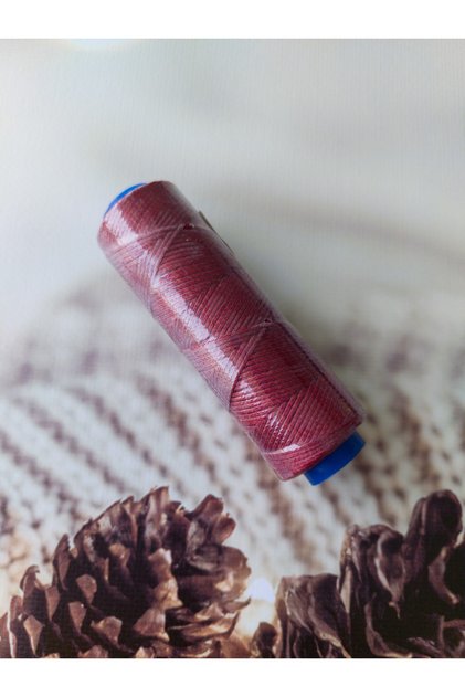 Red 002 Waxed Rope 100 Meters 1.0 Mm