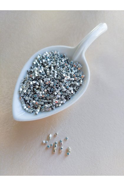 2 Mm Kaplama Küp Boncuk Ara Aparat - 2 Gram Yaklaşık 64 Tane