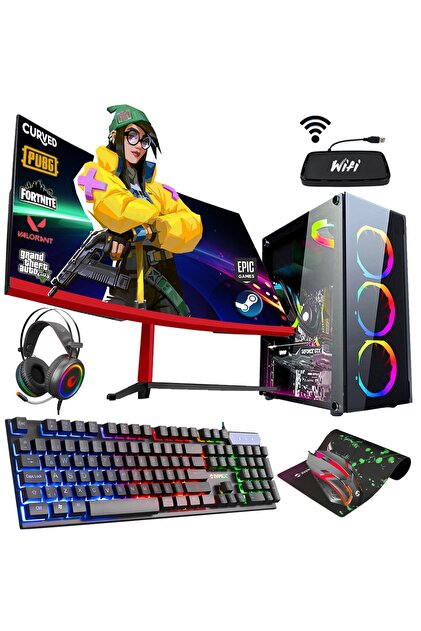 Gamepage Black Z45 I5-3470 16gb 120gb Ssd 1tb Gt730 23.8