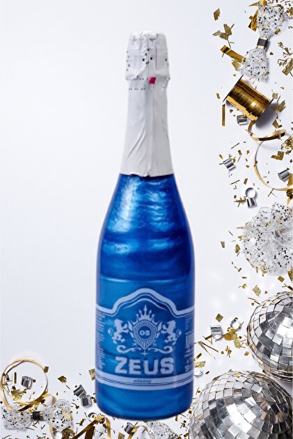 OS ZEUS Alkolsüz Simli Şampanya Yaban Mersini Aromalı (parti