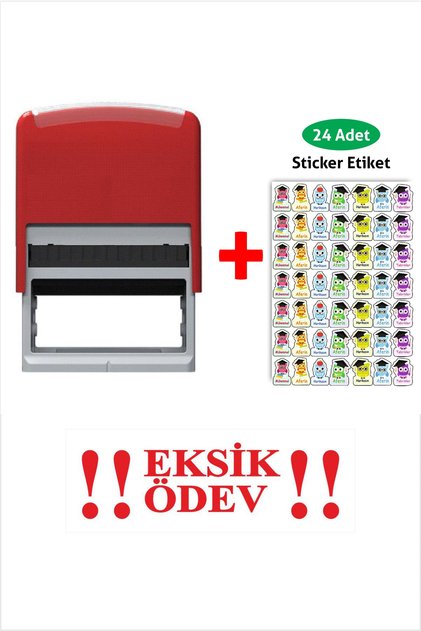 Kendinden Mürekkepli Öğretmen Kaşesi Aferin Kaşesi Bl-40