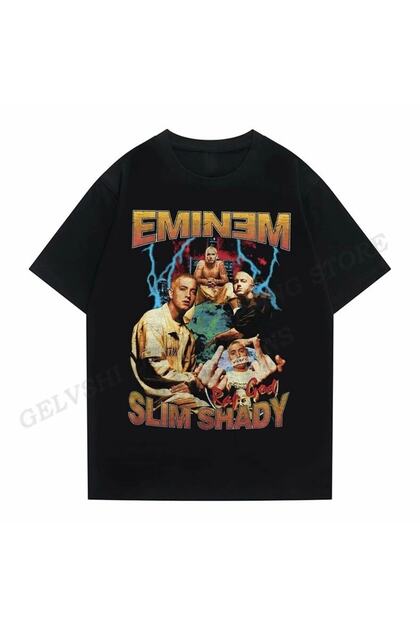 GALASHOP Eminem Tişört Unisex Moda - Fiyatı, Yorumları