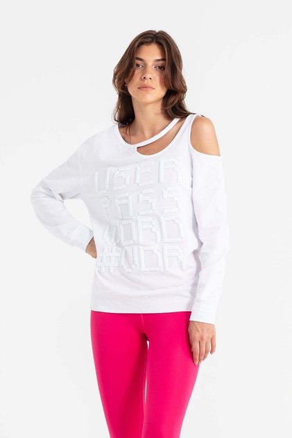 Beyaz Sweatshirt 11457