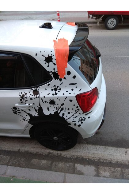 Vw Polo 6r 2009-r Line Spoiler Piano Black Boyalı