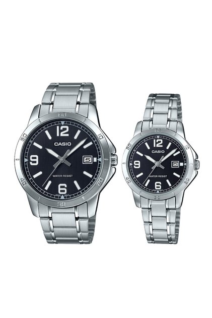 Mtp-ltp-v004d-1b2udf Couple Wristwatch (women-men)