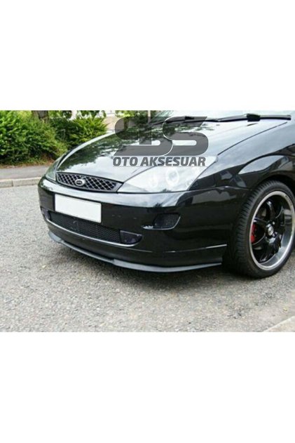 Ford Focus Mk1 1999–2004 Cupra R Uyumlu Ön Lip Mat Siyah Ön Tampon Lip