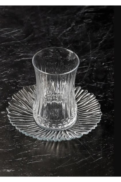 Elysia Çay Bardağı Ve Ithal Çay Tabağı Takımı 12 Parça