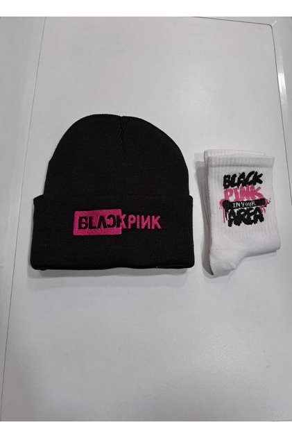 Blackpink Beret Blackpink Socks Combination