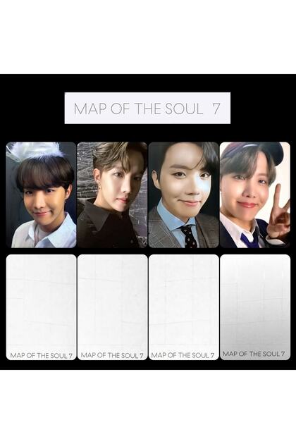 Kpop Dünyasi Bts V '' Map Of The Soul 7 '' Albüm Kart Seti