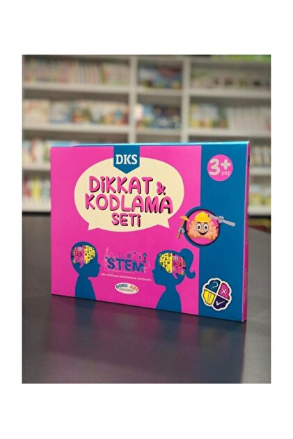 Doku AES Yayınları Doku Aes Dikkat Kodlama 3 Yaş Set Iki Kitap