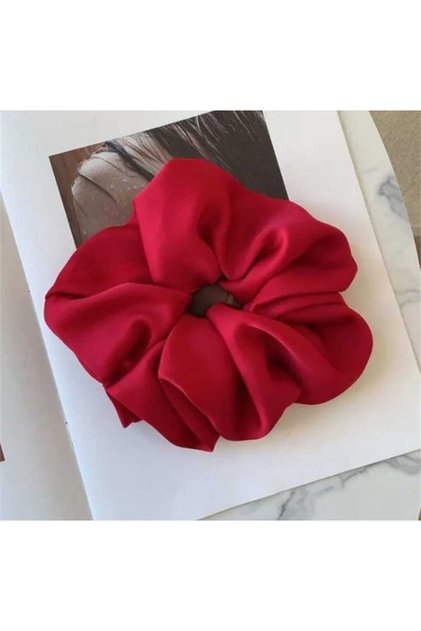 Large Size Satin Elastic Bagel Buckle - Scrunchie Buckle