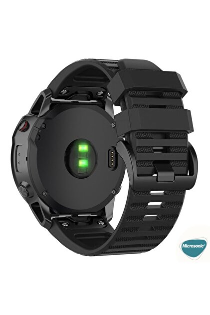 Microsonic Garmin Fenix 6X Pro Solar Kordon Quick Fit Strap Band Microsonic Garmin Fenix 6X Pro Solar Kordon Quick Fit Strap Band