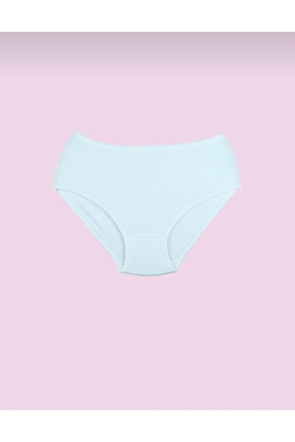 Women's High Waist 100% Cotton 12 Pack White Ribbed Cotton Bato Panties