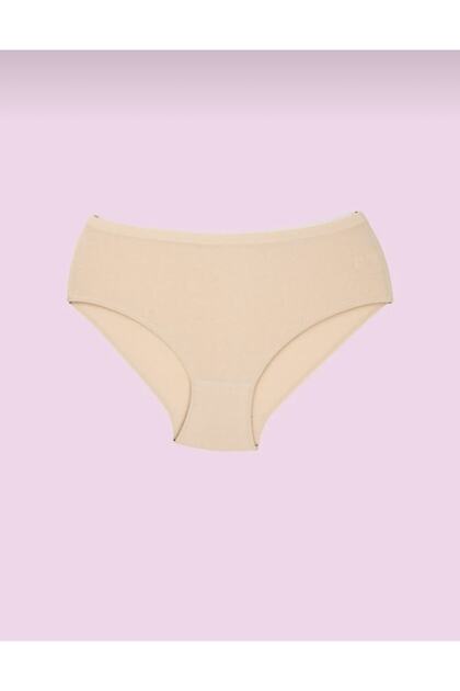 Women's High Waist 100% Cotton 12 Pack Skin Ribbed Cotton Bato Panties