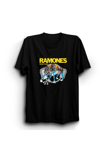 Ramones, Cartoon 01, Rock Metal Band T-Shirt