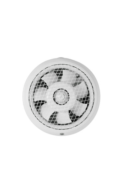 S&p Hcm-n-225 Geri Akış Panjurlu Pencere / Duvar Tipi Fan 600m3/h Beyaz
