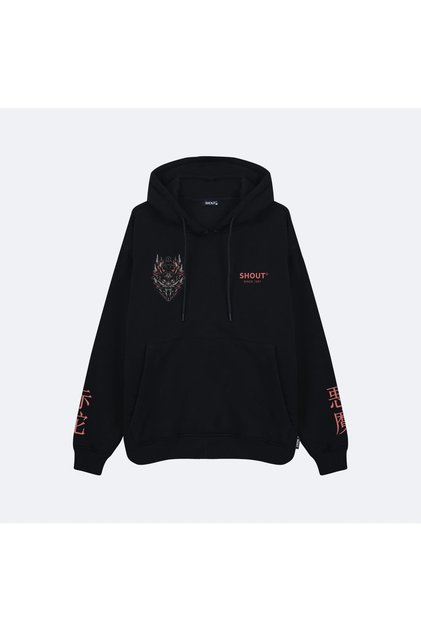 Oversize Japanese Oni Unisex Hoodie