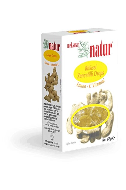 Genel Markalar Bitkisel Zencefilli Drops Limon - C Vitamini 65 gr