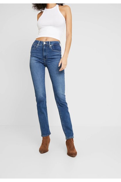 ® 724 Hohe Taille, gerade geschnitten – Jeanshose
