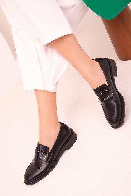 Women's Black Casual Shoes 17722