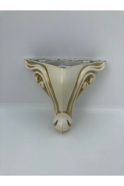 Plastik, 10*9*9 Cm Krem-gold Efektli Dolap,koltuk,mobilya Ayağı (4 Adet)