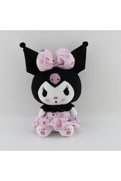 Sanrio Kuromi まとめタグ付きプライズなし Zigver Kawaii Sanrio Kuromi Karikatür Peluş Oyuncak 25 Cm - Fiyatı