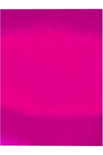 50*70 Cm Metallic Background Cardboard - Mirrored Background Cardboard - Pink - 250 gr 5 Pieces