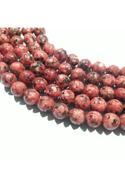 Patterned Jasper Natural Stone String 8 Mm - Natural Stone Jewelry Design