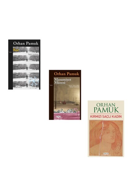 Orhan Pamuk Most Read Books (Kar - Masumiyet Müzesi - Kırmızı Saçlı Kadın)