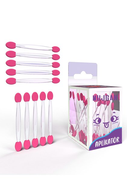 Far Fırçası 10 Adet Koyu Pembe