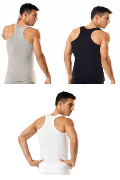 Men's White Rib Sports Athlete 3 Pack