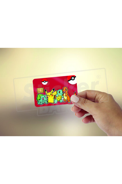 Sticker Bank Card Sticker for Pokemon Credit Card- Trendyol