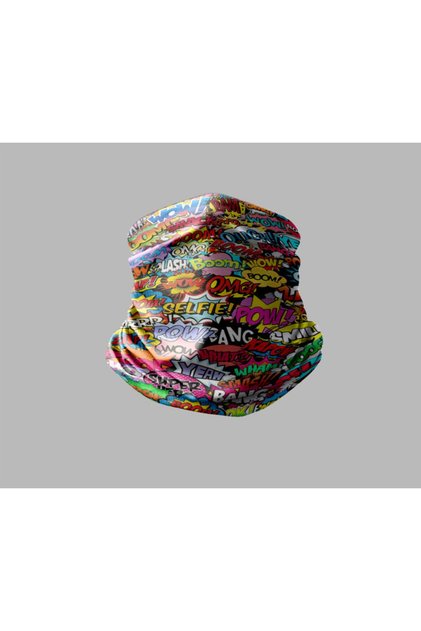 Karışık Çok Desenli Tasarımlı Motorcu Buff Maske Outdoor Boyunluk Unisex Bandana