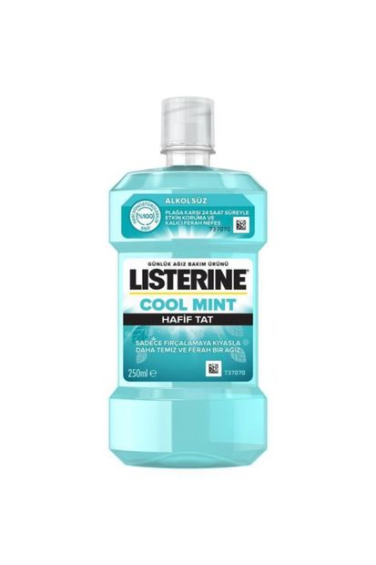 Listerine Cool Mint Hafif Tat Alkolsüz Ağız Bakım Suyu 250ml - 1