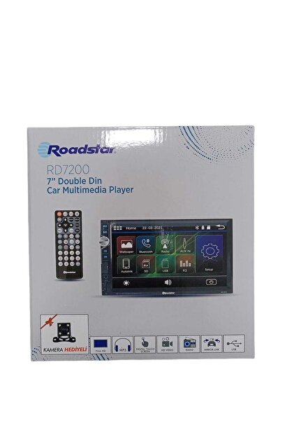 Roadstar 7inç Double Teyp Mirror Link/usb/aux/bluetooth 4x50watt