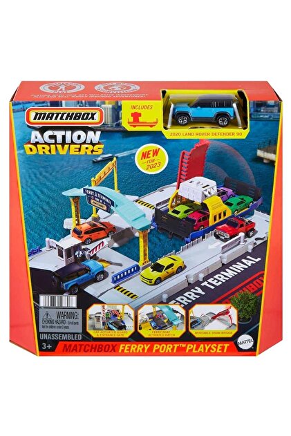 Matchbox Aksiyon Sürücüleri Oyun Seti Gvy82 Hmh29 Ferry Port