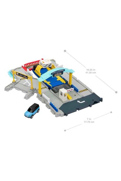 箱幅40ｃｍ 1/32 ツールドフランス Set 車両と7人の競技者フィギュア Matchbox Aksiyon Sürücüleri Oyun Seti Gvy82 Hmh29 Ferry Port