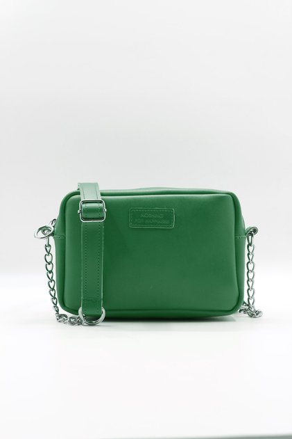 Women's Green Mini Chain Strap Shoulder and Crossbody Bag Leo