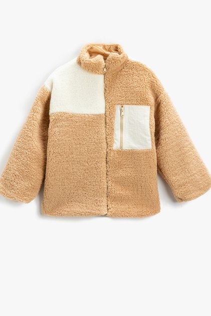 Girl's Camel Hair Jacket 3WKG20006AK