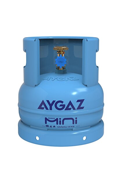 Aygaz Mini Karavan Tüpü + Vanalı Dedantör + 1.5 Metre Hortum (2