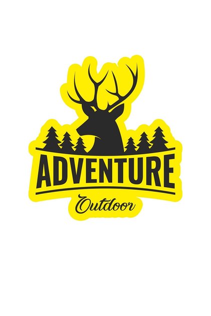 Adventure Outdoor Motorcycle, glass, Laptop, Helmet, Car Sticker 13x12 Cm