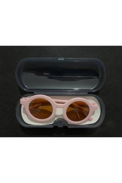 UV 400 Protected Children's Glasses and Glasses Box Rose Gold