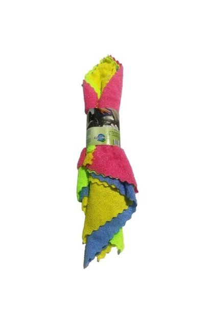 Mikrofiber Temizlik Bezi Lazer Kesim 30 X 30 Cm 4'lü