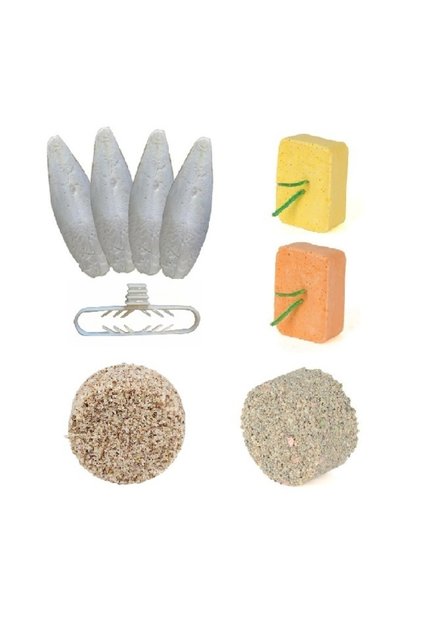 2'li Enerji Blok + 2'li Mineral Blok + 4'lü Küçük Kalamar Kemiği