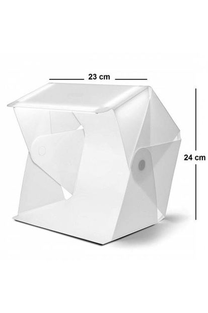 Mobee Pratik Katlanabilir Mini Stüdyo Led Işıklı Ürün Fotoğraf Çekim Çadırı - 3
