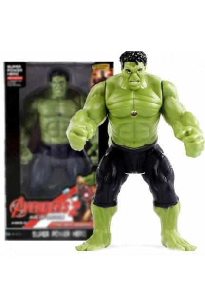 Hulk Yeşil Dev Adam Oyuncak Karakter Figür Işıklı 30 Cm