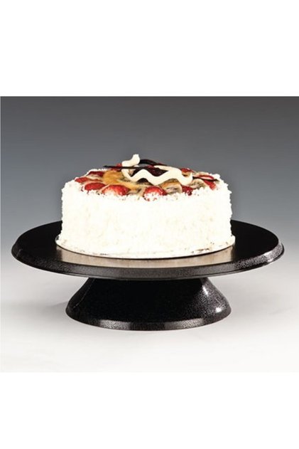 Polycarbonate Rotating Cake Plastering Stand 30 cm