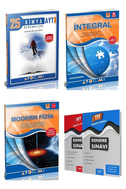 Apotemi Yayınları Apotemi Ayt Kimya Deneme Integral ve Modern