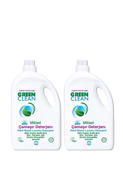Organik Lavanta Yağlı Bitkisel Çamaşır Deterjanı 2750 ml 2'li